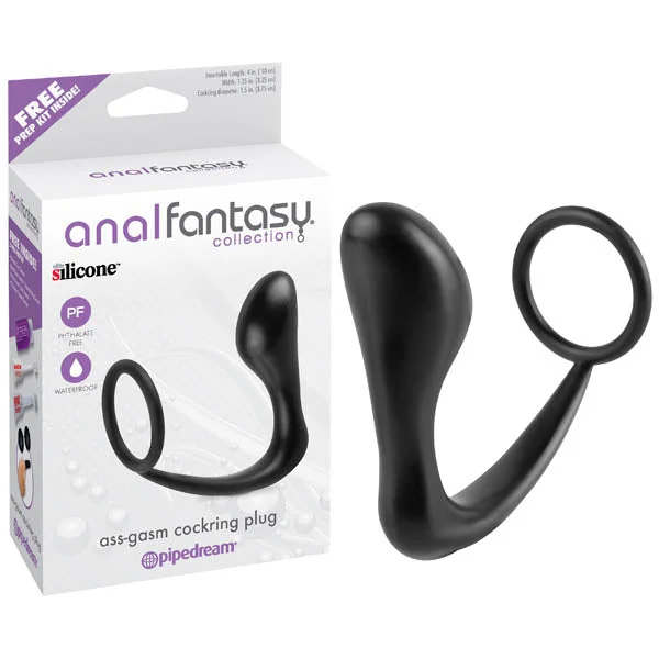 Anal toys for couple thrill-Anal Fantasy Collection Ass-gasm Cock Ring Butt Plug