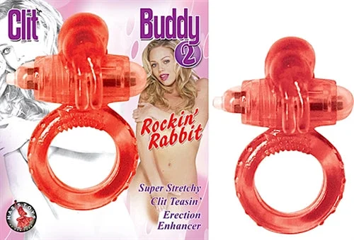 cock ring for enhanced control-Vibrating Bunny Jelly Ring: Clit Tickler with Batteries Included