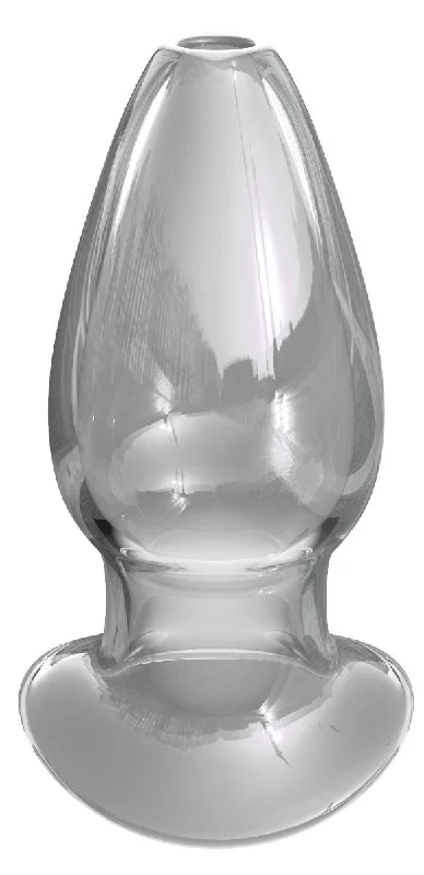 Anal toys with soft vibrations-Anal Fantasy Elite Collection Mega Anal Glass Gaper - Clear