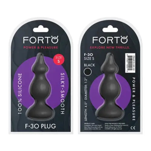 Anal toys for long-distance play-Forto F-30 Pointer Silicone Anal Plug