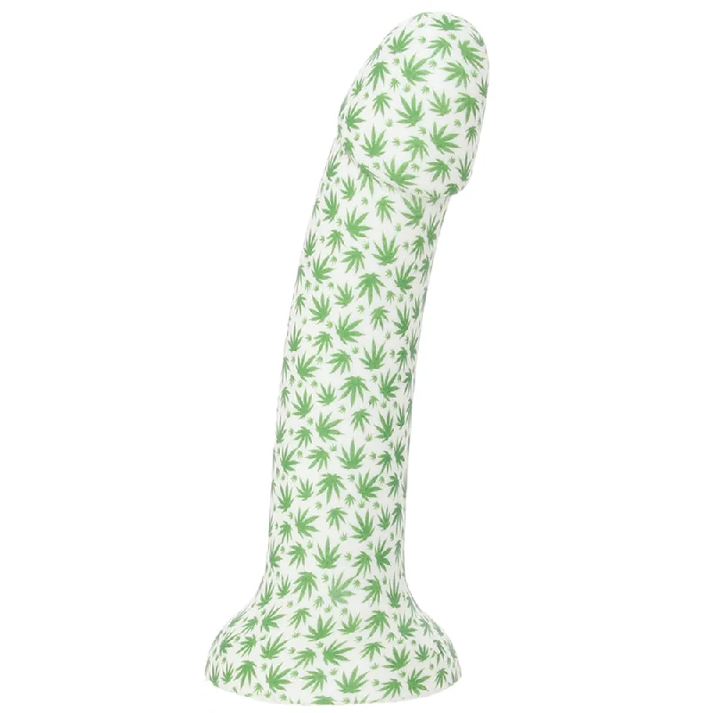 thin luxury dildo-Wowie 7 Inch Pot Leaf Dildo