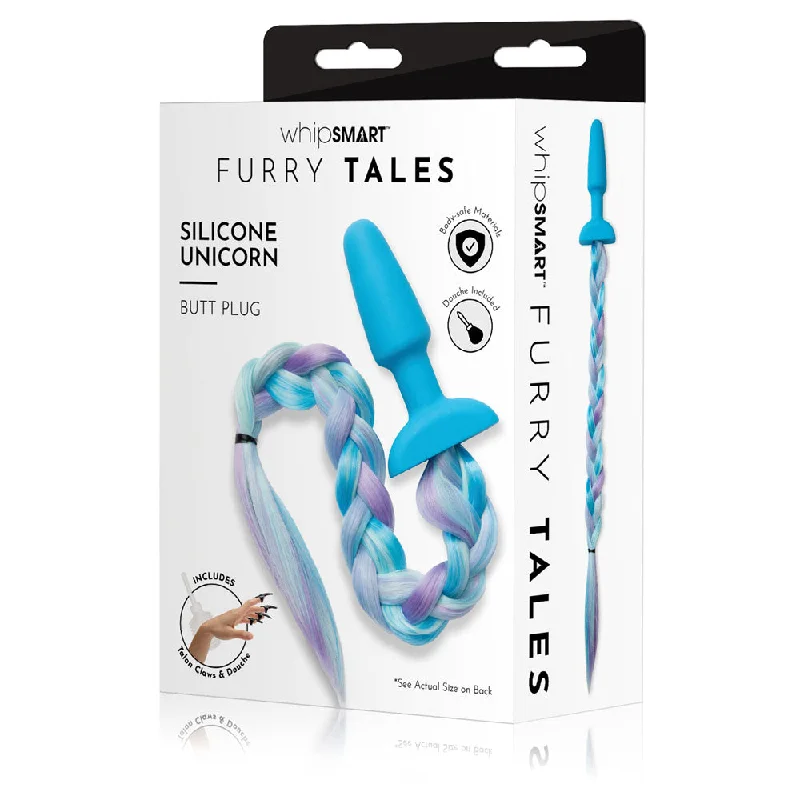 Anal toys for intimate fun-WhipSmart Furry Tales Silicone Unicorn Butt Plug