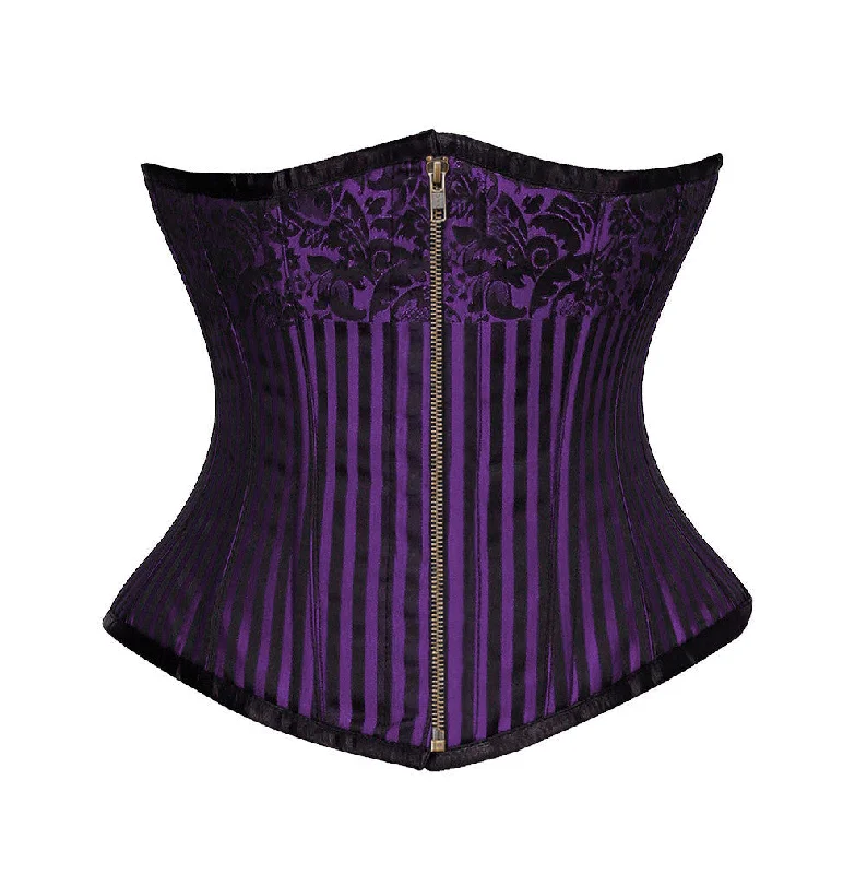 corset for rockabilly style-Zagora Authentic Steel Boned Underbust Corset