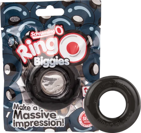 cock ring for enhanced control-Ringo Biggies (Black)