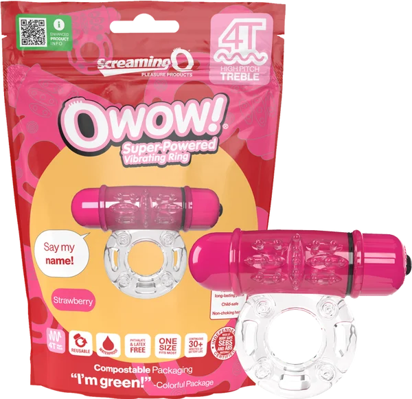 cock ring size range-Owow 4T High Pitch Treble (Strawberry)