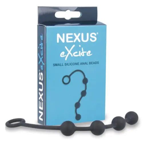 Anal toys with plush vibe-Nexus EXCITE Silicone Anal Beads