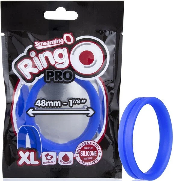 cock ring for intense play-Ring O Pro XL (Blue)