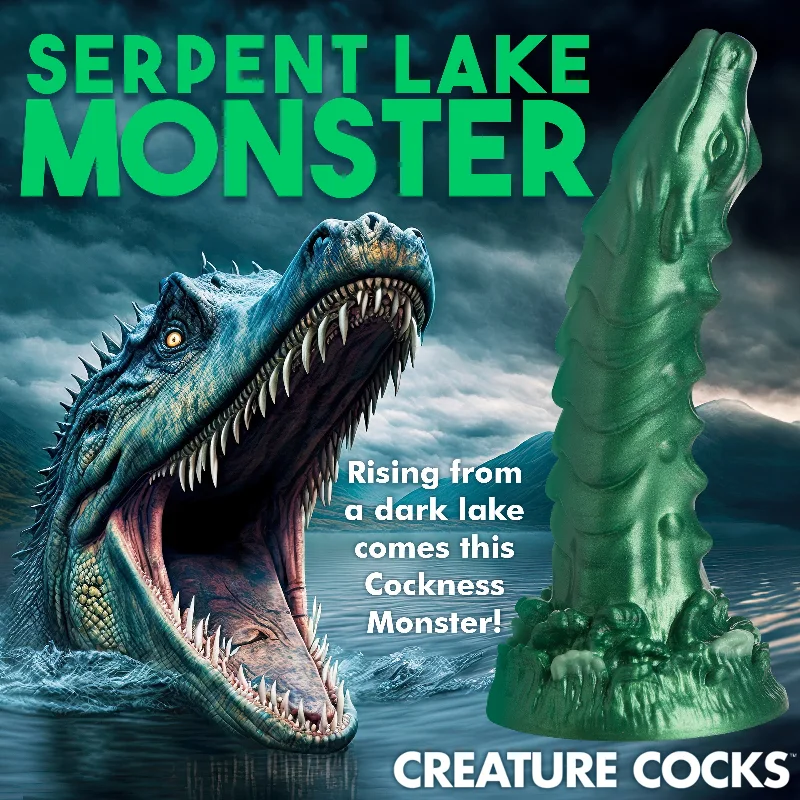 large fantasy dildo-Cockness Monster Lake Creature Silicone Dildo