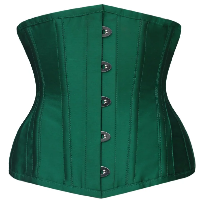 corset for hourglass shape-Valeria Waist Reducing Authentic Steel Boned Sexy Underbust Corset