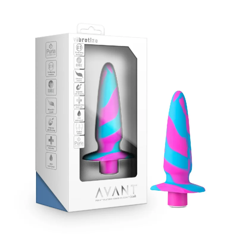 Anal toys with silky surface-Blush Avant Artisan 5-Inch Vibrating Butt Plug