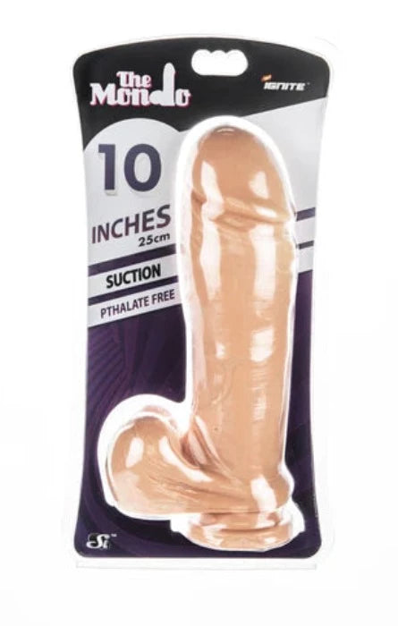 thin soft dildo-Ignite 10inch Thick ''The Mondo'' Dildo