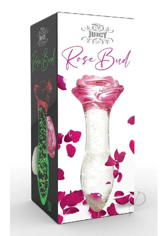 Anal toys for intimate moments-Juicy Glass Rose Clr/pnk