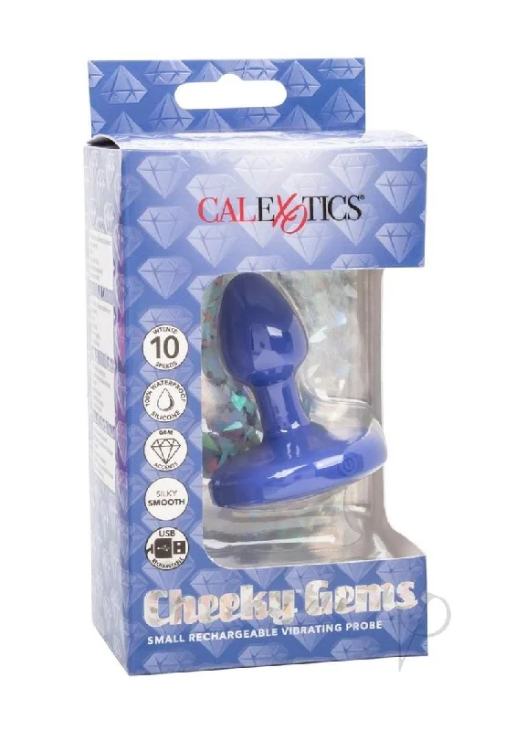 Anal toys for budget buyers-Cheeky Gems Recharge Vibe Probe Sm Blu