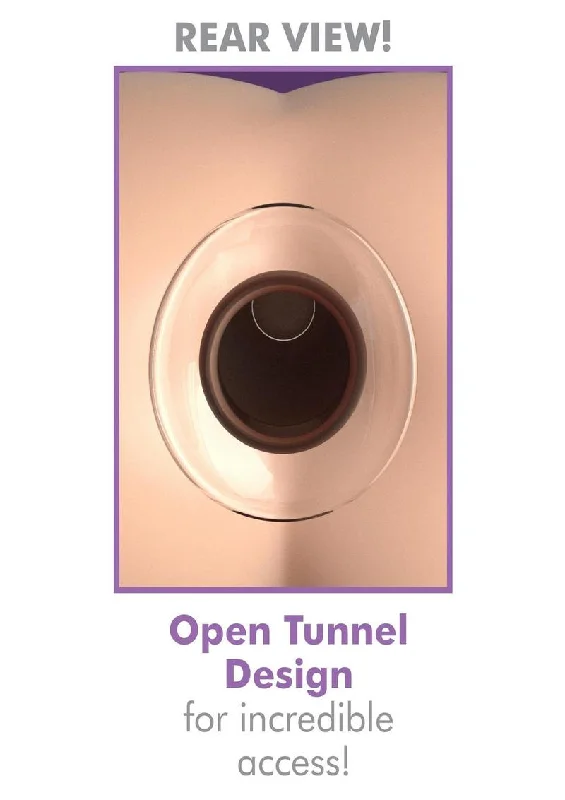 Anal toys for erotic adventures-Anal Fantasy Elite Mega Anal Gaper Glass Open Tunnel