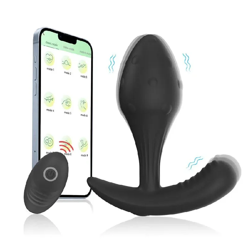 Anal toys for role play-Wireless Remote Vibrating Anal Plug for Sex Game