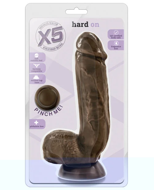 realistic wireless dildo-Blush X5 Hard On Dong - Brown