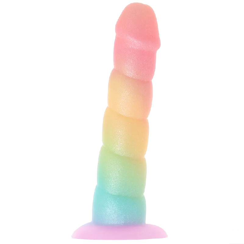 black glass dildo-Simply Sweet Swirl Rainbow Dildo