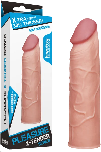 cock ring user manuals-1" Penis Sleeve