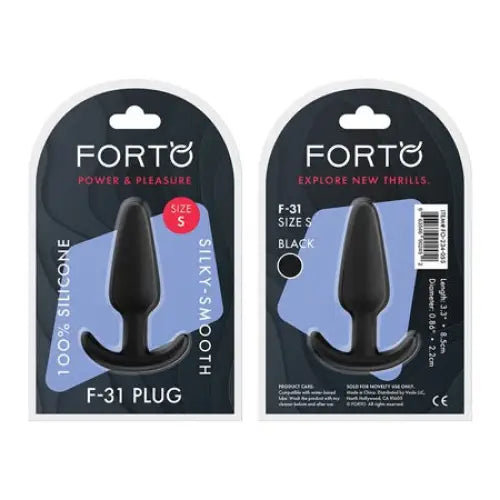 Anal toys with stylish look-Forto F-31 Silicone Anal Plug