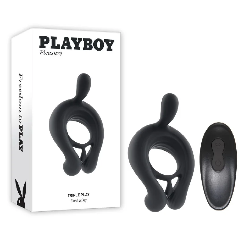 cock ring cleaning instructions-Playboy Pleasure TRIPLE PLAY-(pb-rs-1355-2)