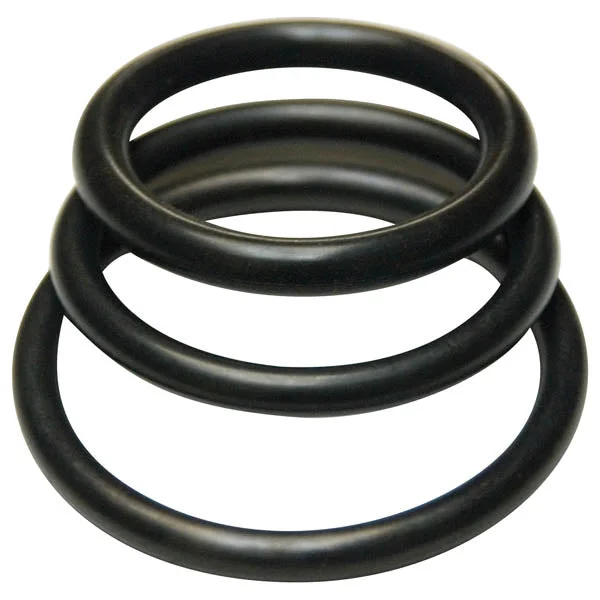 cock ring with bold vibes-KinkLab Rubber Cock Rings-(kl673)