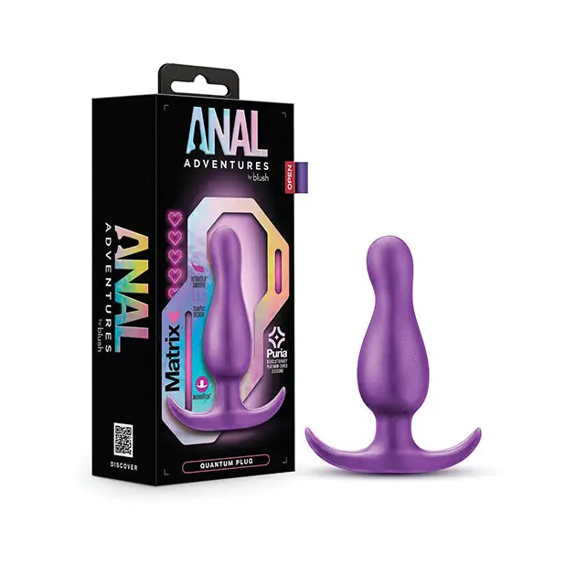 Anal toys with striking design-Anal Adventures Matrix By Blush Quantum Plug