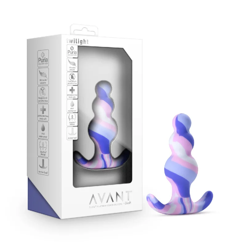 Anal toys for remote play-Blush Avant Artisan 3-Inch Tapered Butt Plug with Pleasure Curves