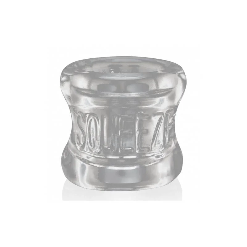 cock ring for erotic vibes-Squeeze Ball Stretcher Clear