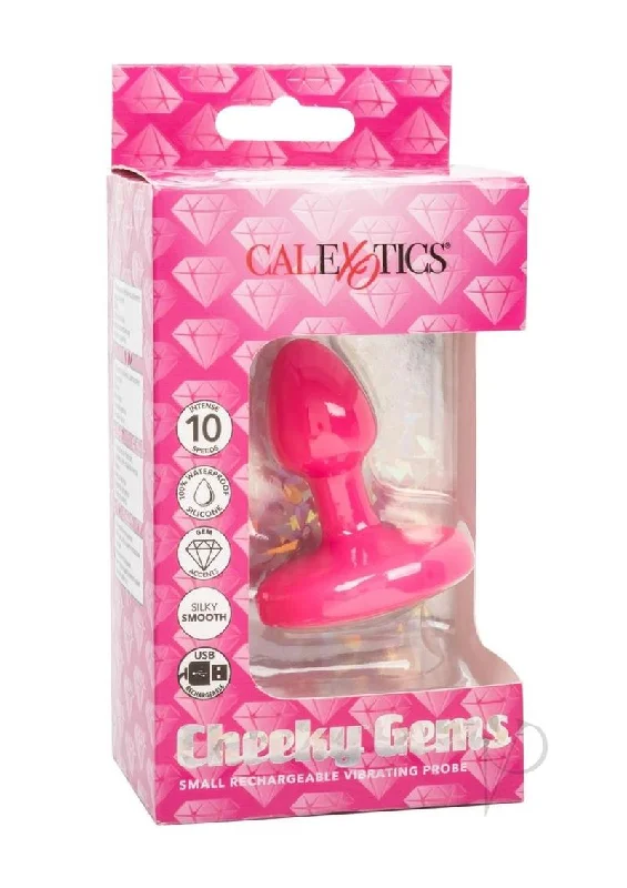 Anal toys for gentle play-Cheeky Gems Recharge Vibe Probe Sm Pnk