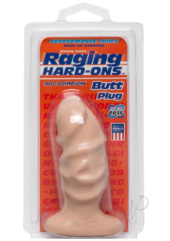 Anal toys with simple design-Raging Hardons Butt Plug Large