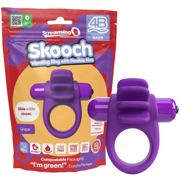 cock ring cleaning steps-Skooch 4B Low Pitch Bass (Grape)