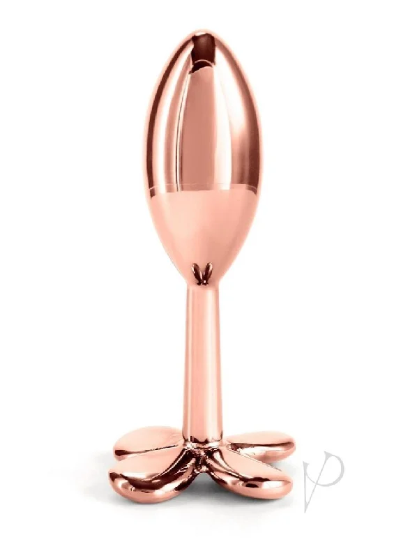 Anal toys with hypoallergenic materials-Rear Assets Clover Rose Gold