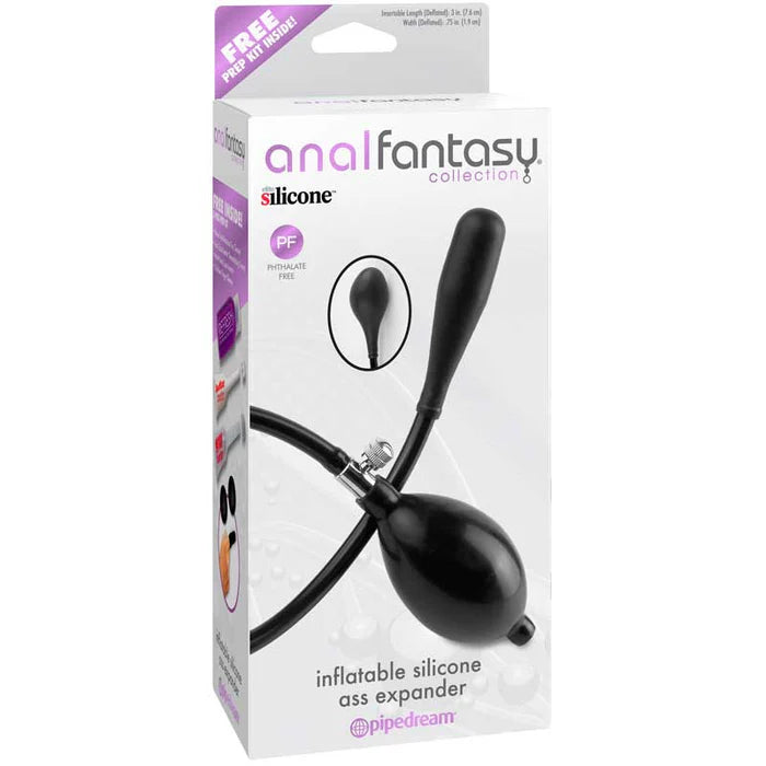 Anal toys with premium finish-Anal Fantasy Inflatable Ass Expander Black