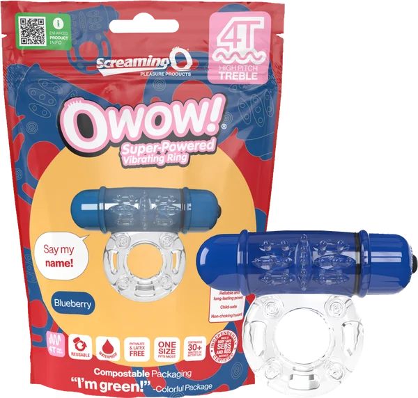 cock ring with top vibes-Owow 4T High Pitch Treble (Blueberry)