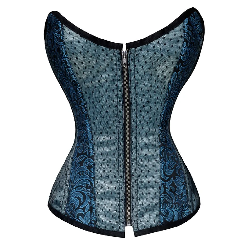 corset with back zipper-Marika Overbust Fashion Corset