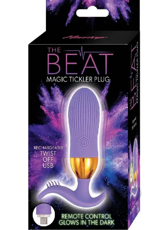 Anal toys with soft edges-Beat Magic Tickler Plug Purple