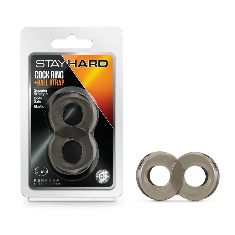 cock ring for quick vibes-Stay Hard Cock Ring and Ball Strap-(bl-00465)