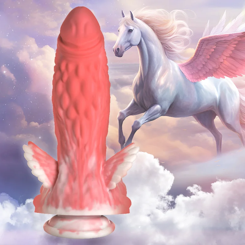 glowing fantasy dildo-Pegasus Pecker Winged Silicone Dildo