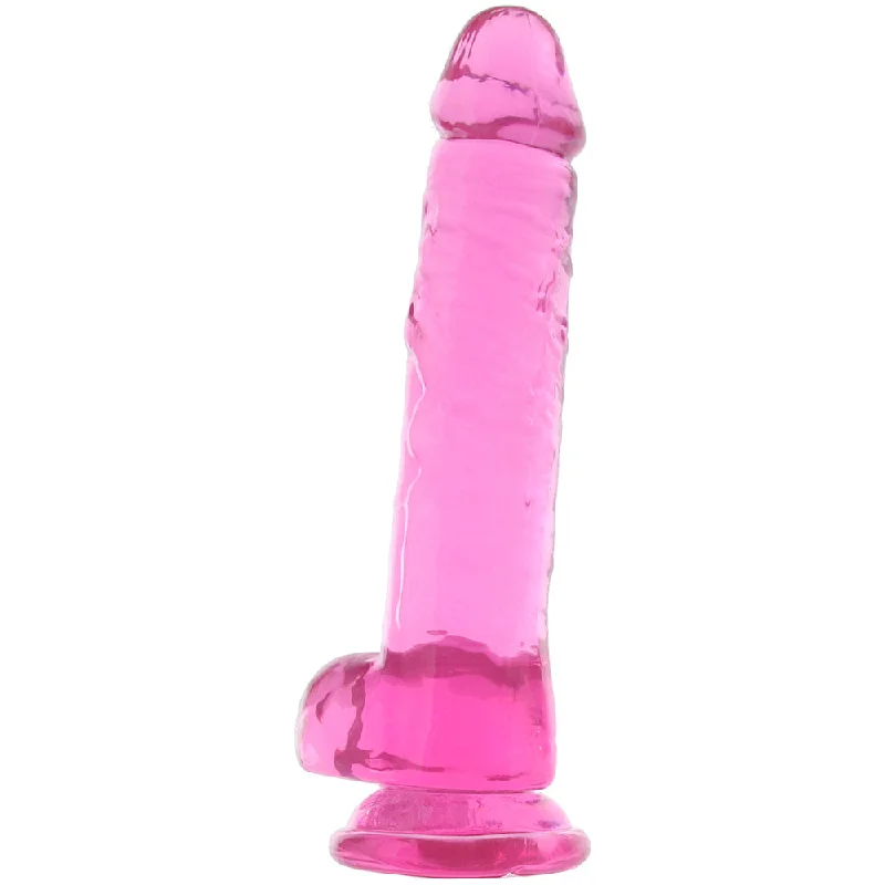 silicone eco-friendly dildo-Fantasia Ballsy 7.5 Inch Dildo in Pink