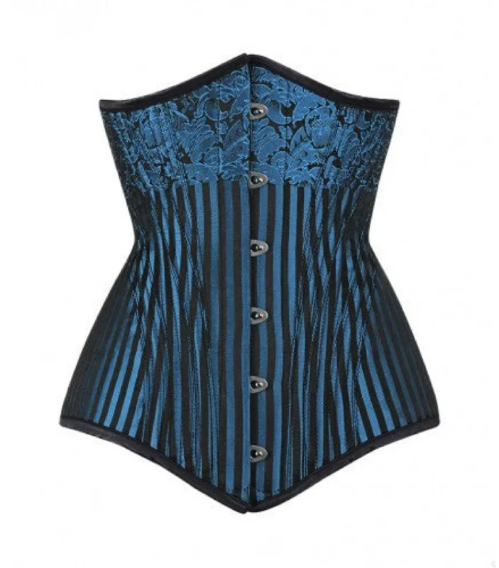 corset dress with overlay-Kamaria Authentic Steel Boned Waist Training Underbust Corset