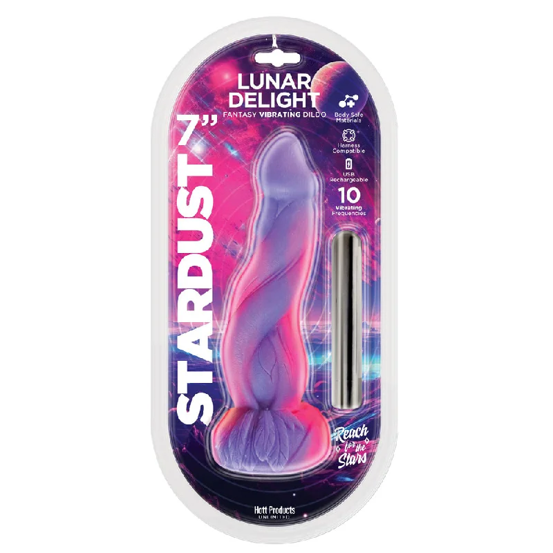 thick dual density dildo-Stardust Lunar Delight 7" Vibe Dildo