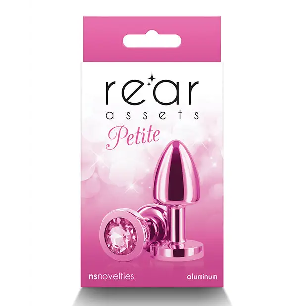 Anal toys with flexible design-Rear Assets Petite Metal Anal Plug Pink