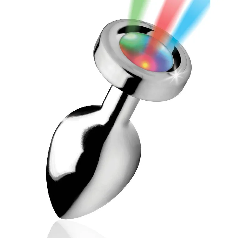 Anal toys with sealed design-Light Up Medium Anal Plug