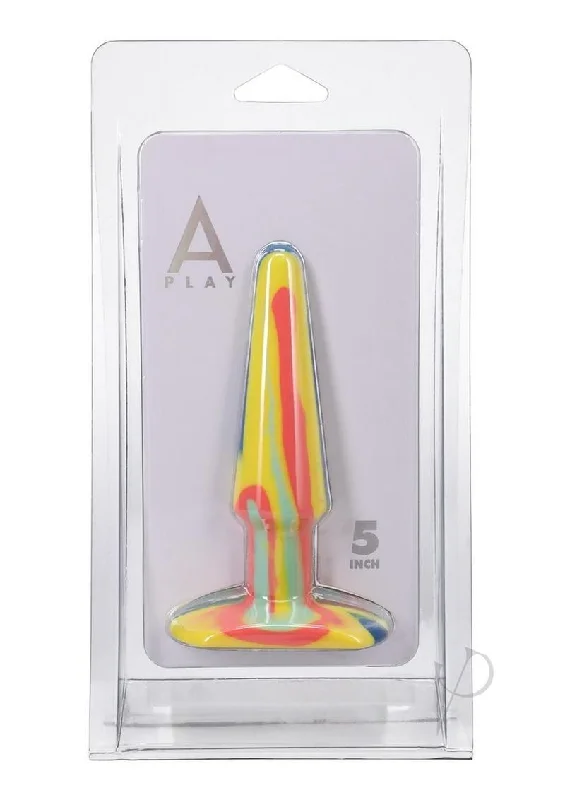 Anal toys for fast cleanup-A-play Groovy Anal Plug 5 Orange