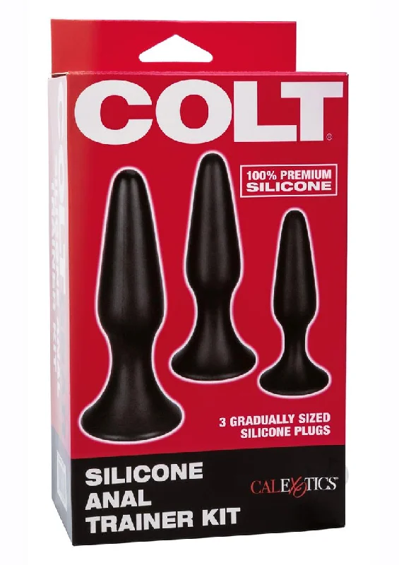 Quiet anal toys for privacy-Colt Silicone Anal Trainer Kit