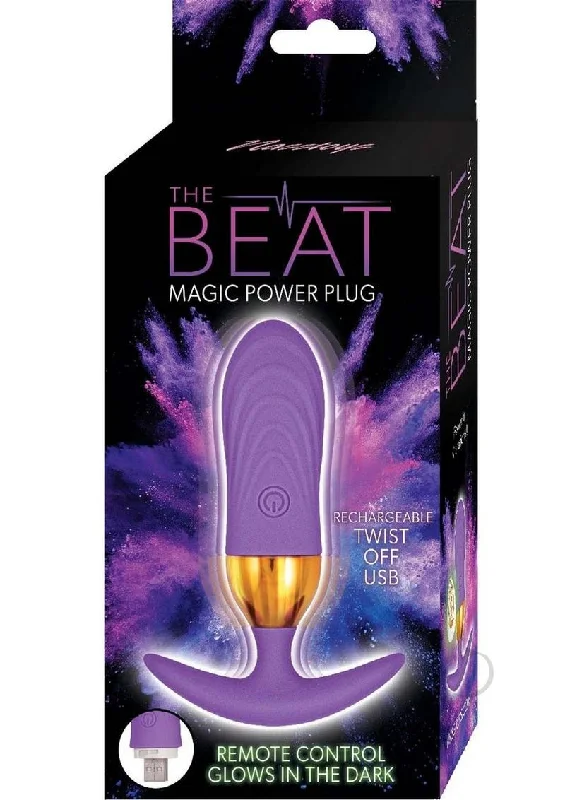 Anal toys for couple playtime-Beat Magic Power Plug Purple