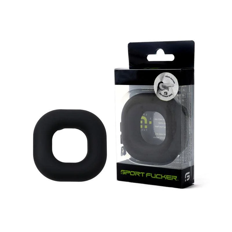 metal cock ring durability-Sport Fucker Big Boner Ring - Black Cock Ring