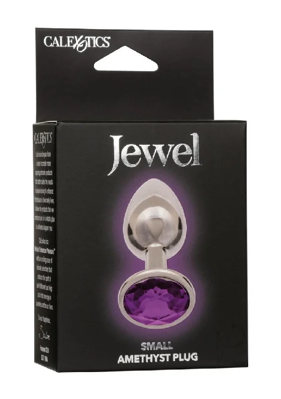 Anal toys with speed control-Jewel Small Amethyst Plug Purple