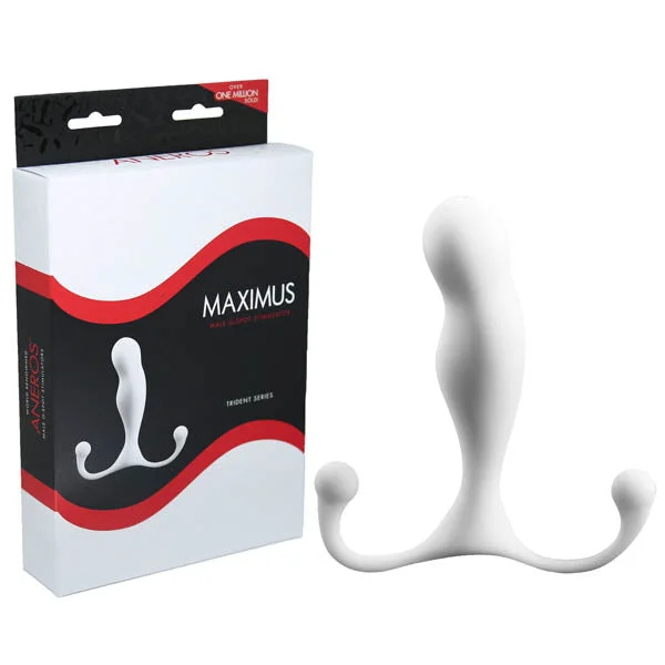 Anal toys with minimalist look-Aneros Maximus Trident Prostate Massager Butt Plug