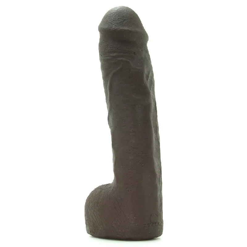 suction cup dildo-Hung ULTRASKYN Vac-U-Lock Dildo in Brown